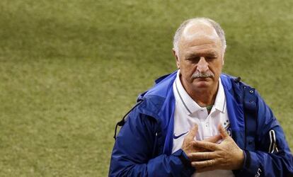 Scolari, tras la derrota ante Alemania.