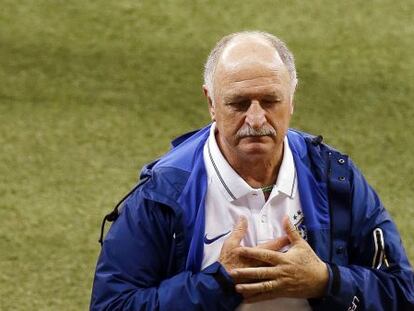 Scolari, tras la derrota ante Alemania.