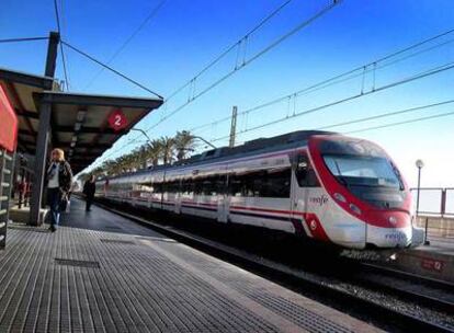 Tren de Cercanías de Barcelona.