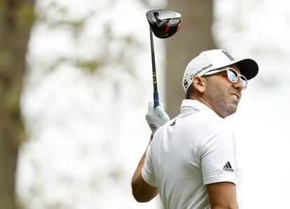 Sergio García, este jueves en la primera jornada del Wells Fargo Championship.