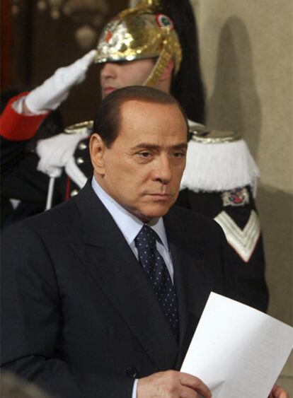 Silvio Berlusconi, el pasado miércoles en Roma.