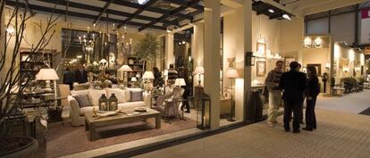 Exposición de la empresa de mobiliario y decoración Becara en la feria Giftrends.