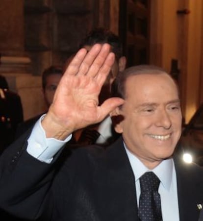 El exprimer ministro italiano Silvio Berlusconi.