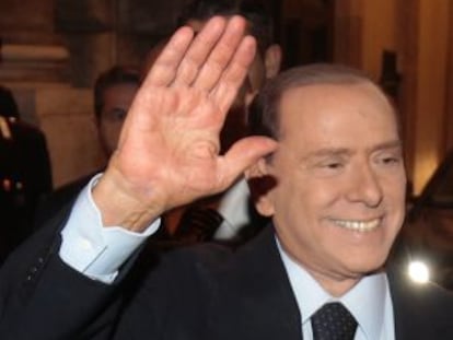 El exprimer ministro italiano Silvio Berlusconi.