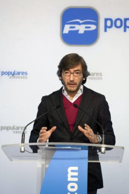 El secretario general del PP vasco, Iñaki Oyarzábal.