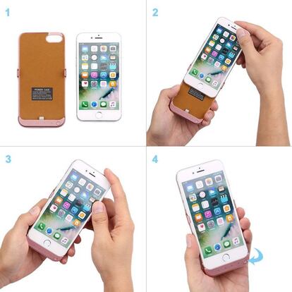 Así es el sencillo manejo de este tipo de fundas para el iPhone 7