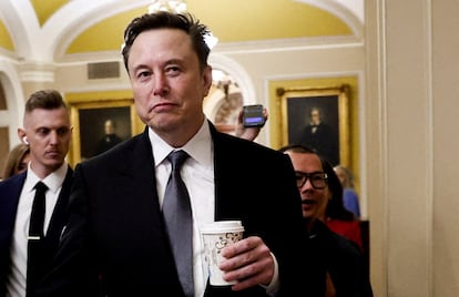 Elon Musk, el mes pasado en el Capitolio de Washington.