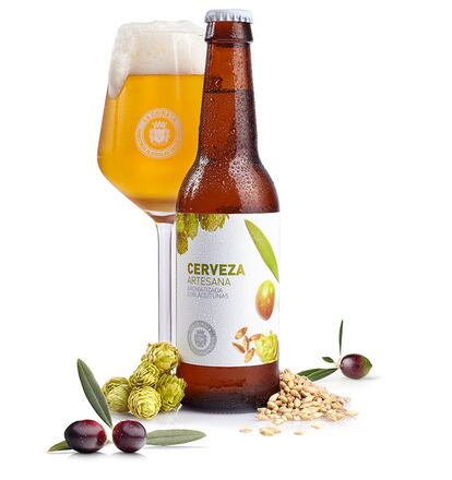 La cerveza de aceitunas de La Chinata.