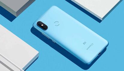 El diseño del Xiaomi Mi A2 Lite