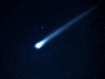 Un cometa en el cielo, en una imagen de archivo.