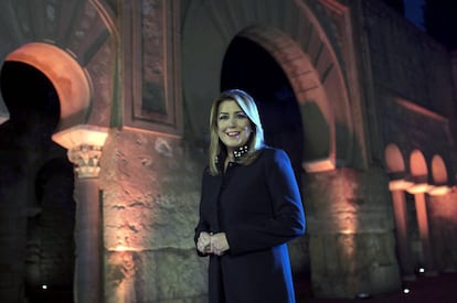 Otro momento del discurso de la presidenta de la Junta de Andalucía.