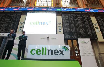 Debut en Bolsa de Cellnex el pasado 7 de mayo.