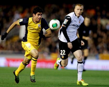 Diego Costa con Mathieu