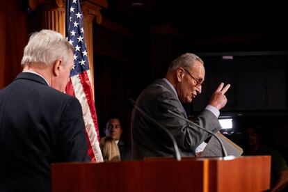 Chuck Schumer, líder demócrata en el Senado