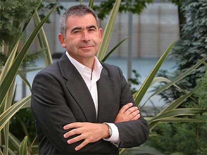 José Ramón Garai en las instalaciones deportivas de Fadura, en Getxo.