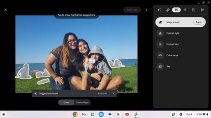 Borrado mágico0 en Chromebook Plus