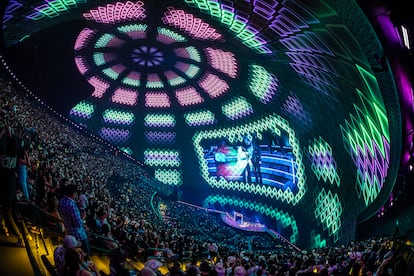 La Sphere de Las Vegas, Nevada, en un concierto de Carín León el 4 de septiembre de 2026.