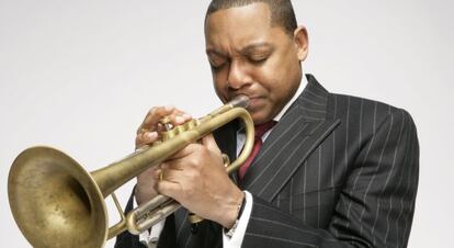 El trompetista Wynton Marsalis. 