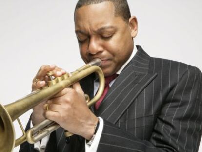 El trompetista Wynton Marsalis. 