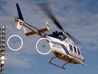 Helicoptero, antes de caer en Móstoles con Rajoy y Aguirre