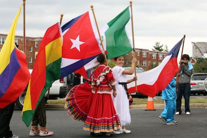 Celebración del 12 de octubre en Latinoamerica.