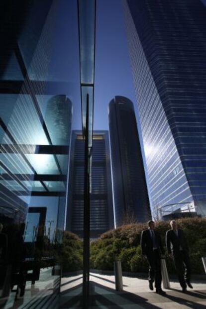 Las Cuatro Torres, una de las zonas financieras de Madrid.