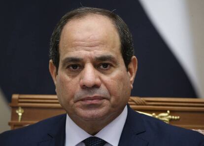 El presidente Abdelfatá al Sisi, la semana pasada en Sochi (Rusia).