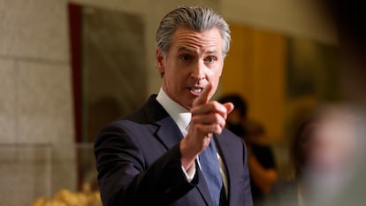 El gobernador de California, Gavin Newsom.