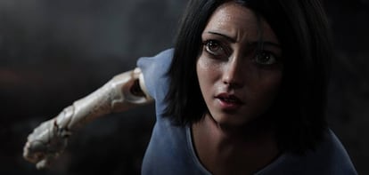 Un fotograma de 'Alita: ángel de combate'.