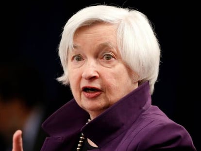 La presidenta de la Fed Janet Yellen