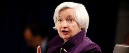 La presidenta de la Fed Janet Yellen