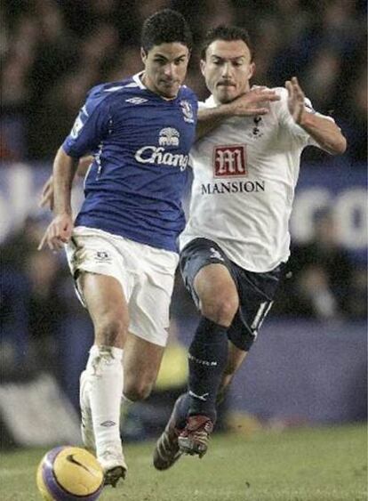 Mikel Arteta y Steed Malbranque