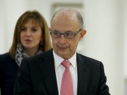 Montoro, en el pleno del Senado que debate el proyecto de ley de los Presupuestos Generales.