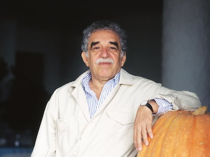 Gabriel García Márquez, en Italia en 1982.