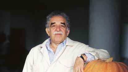 Gabriel García Márquez, en Italia en 1982.