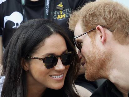 Meghan Markle e o príncipe Harry