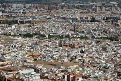 Vista de viviendas en Sevilla.