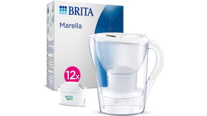 La jarra Brita se comercializa con un suministro de 12 filtros, suficientes para cubrir todo el agua que se filtre durante el primer año.