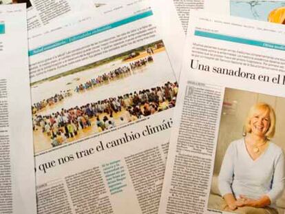 Páginas del nuevo suplemento de Salud, que comenzará a publicarse el 14 de abril.
