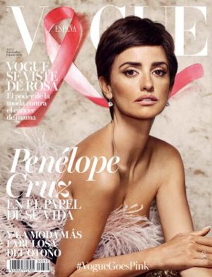 Penélope Cruz, portada de 'Vogue' España.