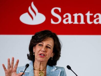 La presidenta de Banco Santander, Ana Botín.