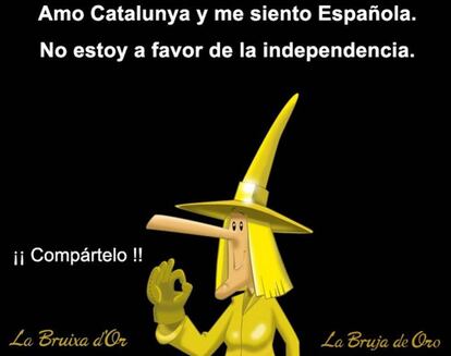 Imagen del tuit de Xavier Gabriel en el que afirmaba que no era independentista.