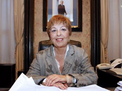 Soledad Mestre, en su despacho de la Delegación del Gobierno.