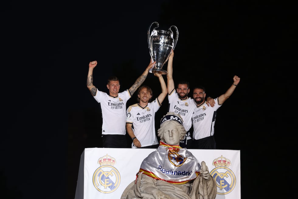 La celebración del Real Madrid por la Champions, en imágenes | Fotos ...