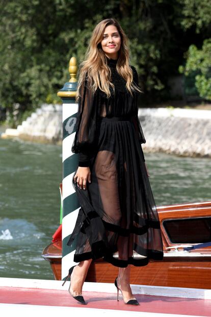 Ana Beatriz Barros, durante el Festival del Cine de Venecia.