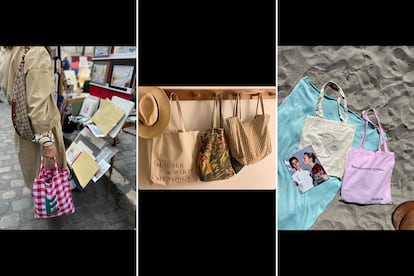 Fotos que las lectoras de S Moda nos han enviado de algunas de sus bolsas de tela.