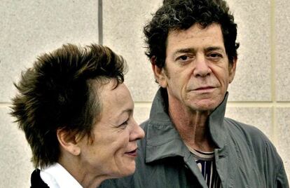 Laurie Anderson y Lou Reed. 