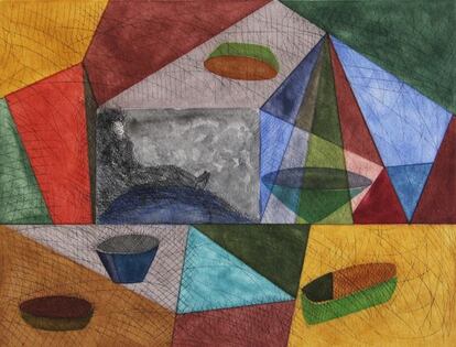 'Miraggio III' (2004) de Mimmo Paladino.