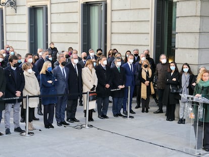 Acto de homenaje a José de Francisco en el Congreso de los Diputados.