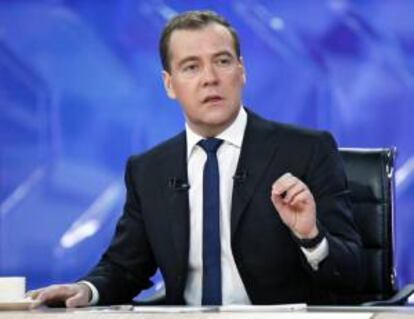 El primer ministro ruso, Dmitry Medvedev. EFE/Archivo